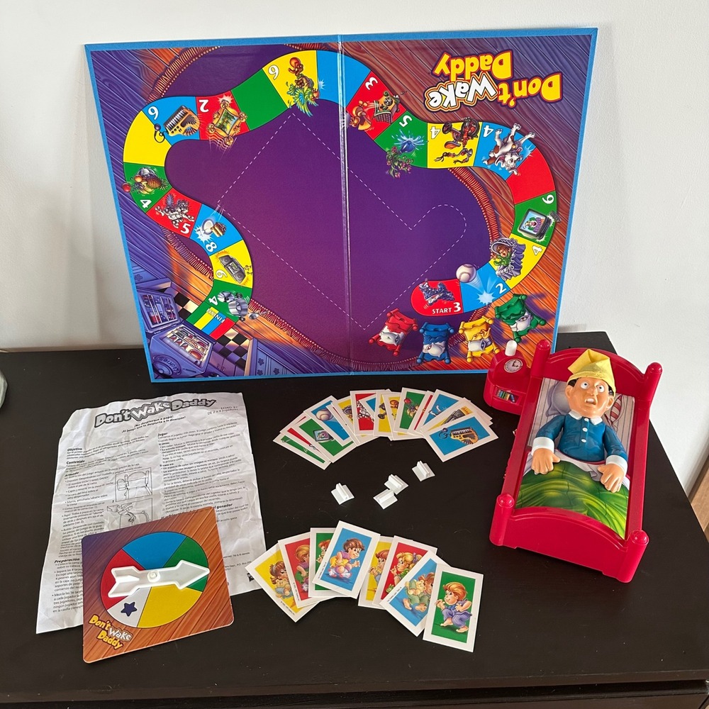 Hasbro Don't Wake Daddy Board Game Preschool Kids Action Game Complete Classic
